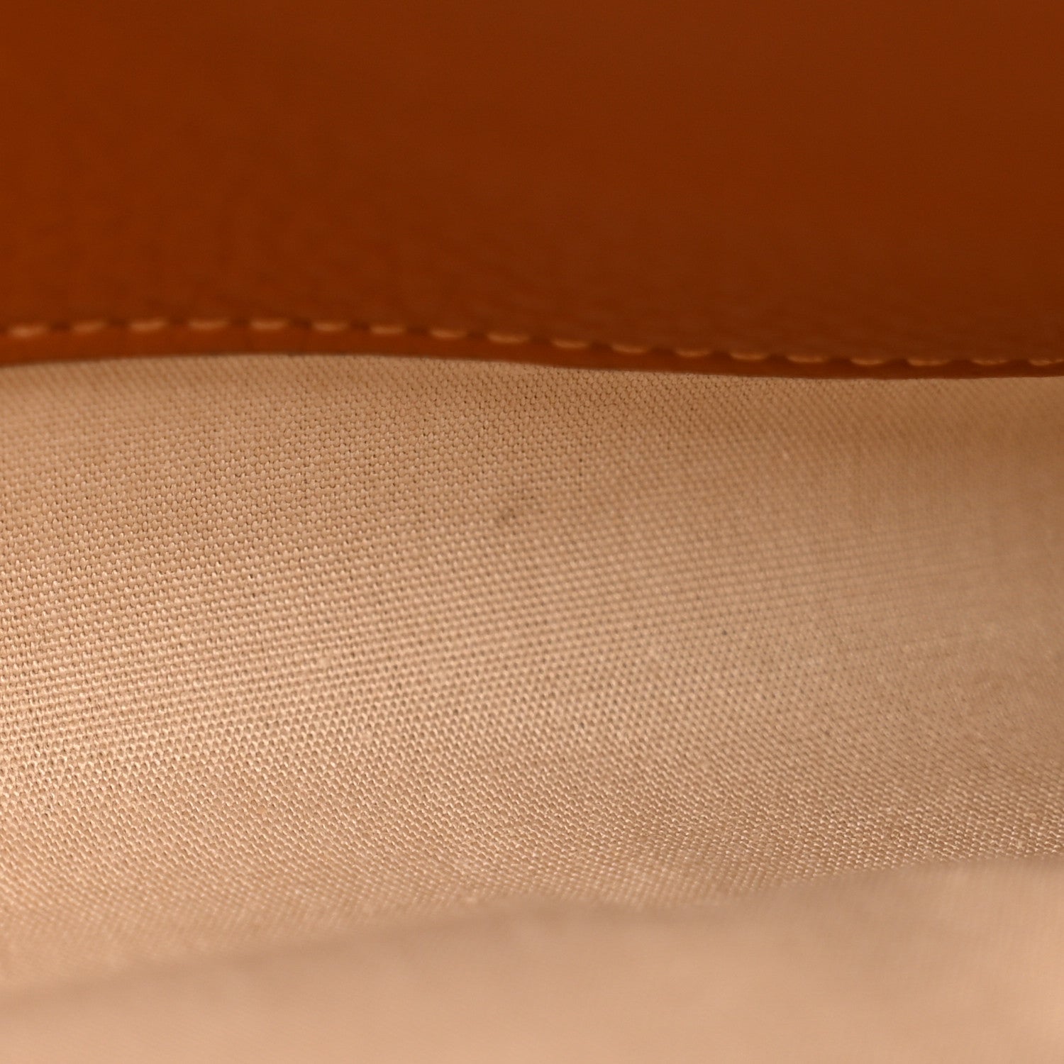 Chloe Calfskin Alphabet Flat Pouch Clutch Tan 11 of 14
