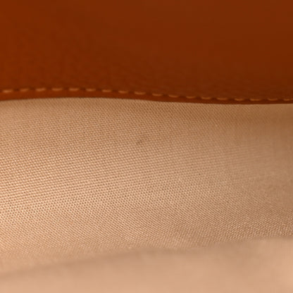 Chloe Calfskin Alphabet Flat Pouch Clutch Tan 11 of 14