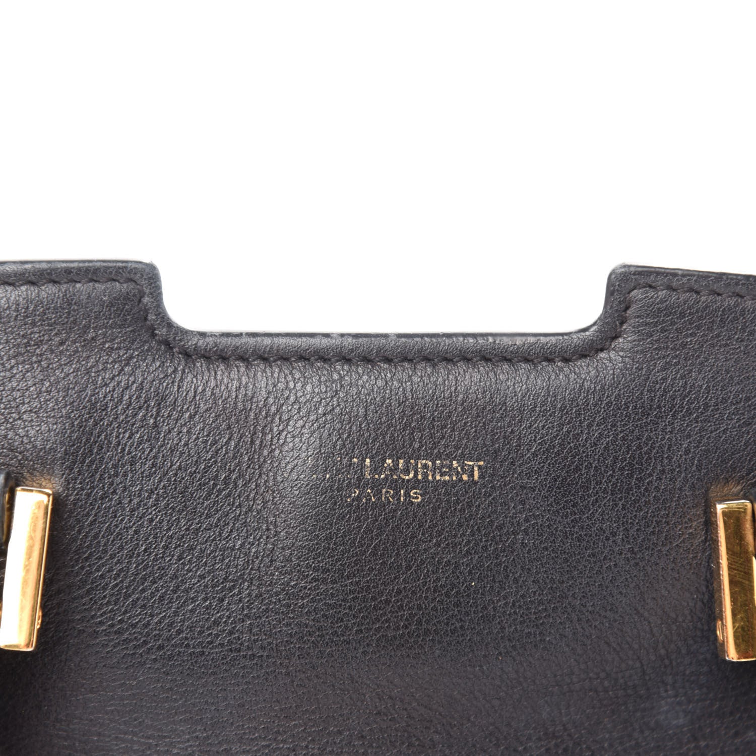 Saint Laurent Smooth Calfskin Small Monogram Cabas Black 13 of 15