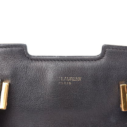 Saint Laurent Smooth Calfskin Small Monogram Cabas Black 13 of 15