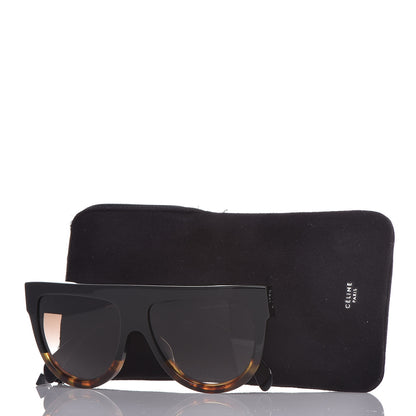 Celine Shadow Sunglasses CL 41026/S Black Havana 7 of 7