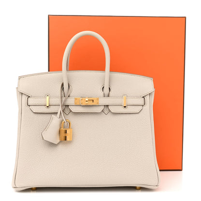 Hermes Togo Birkin 25 Beton 11 of 11