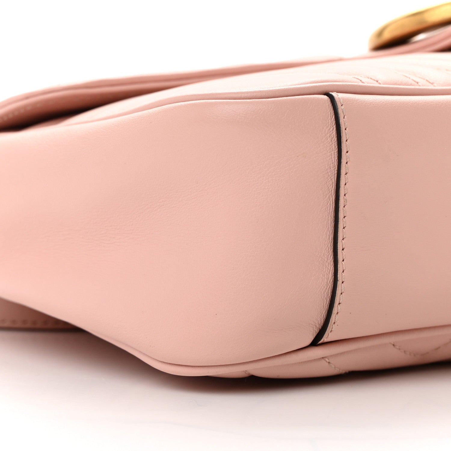 Gucci Calfskin Matelasse Small GG Marmont Shoulder Bag Perfect Pink 9 of 15