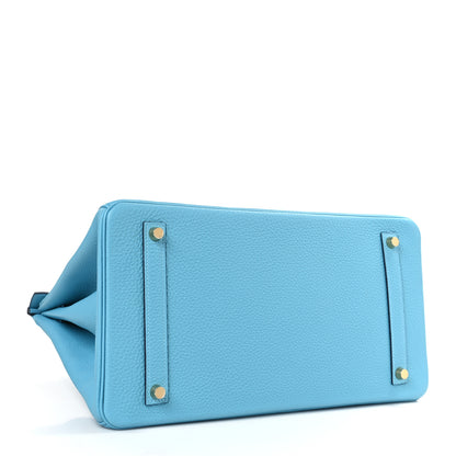 Hermes Togo Birkin 35 Bleu Du Nord 8 of 10