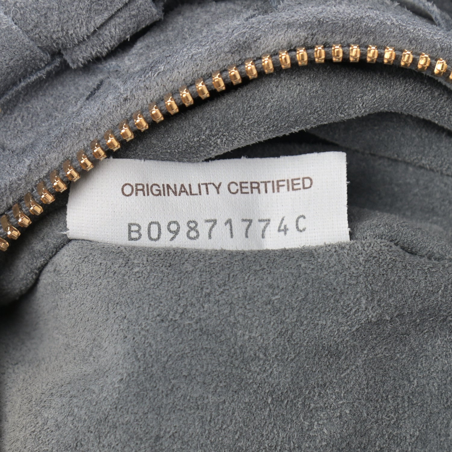 Bottega Veneta Suede Intrecciato Mini Jodie Thunder 968145