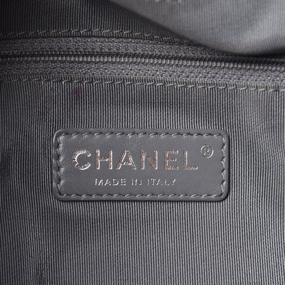 Chanel Crumpled Caviar Quilted Maxi Elastic Flap Black 9 of 15