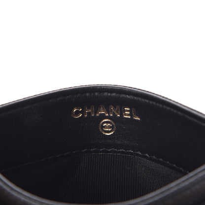 Chanel Caviar Quilted Boy Card Holder Black 6 of 9