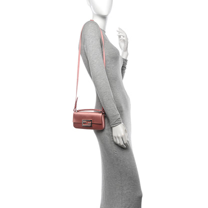 Fendi Silk Satin Phone Baguette Blush 2 of 13