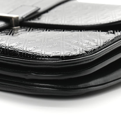Saint Laurent Patent Embossed Small Le Monogramme Satchel Black 8 of 8