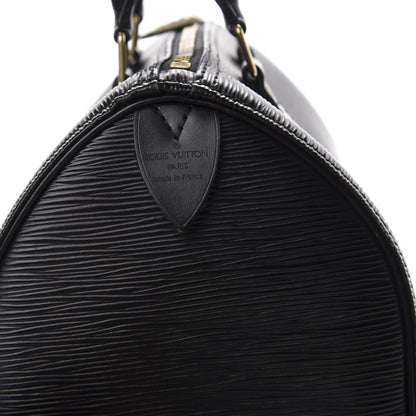 Louis Vuitton Epi Speedy 25 Black 10 of 10