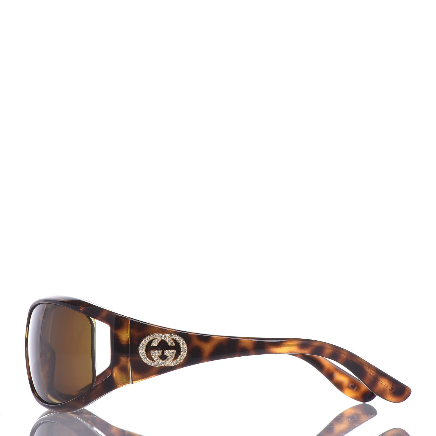 Gucci Crystal GG Sunglasses GG2989/S Tortoise 3 of 7