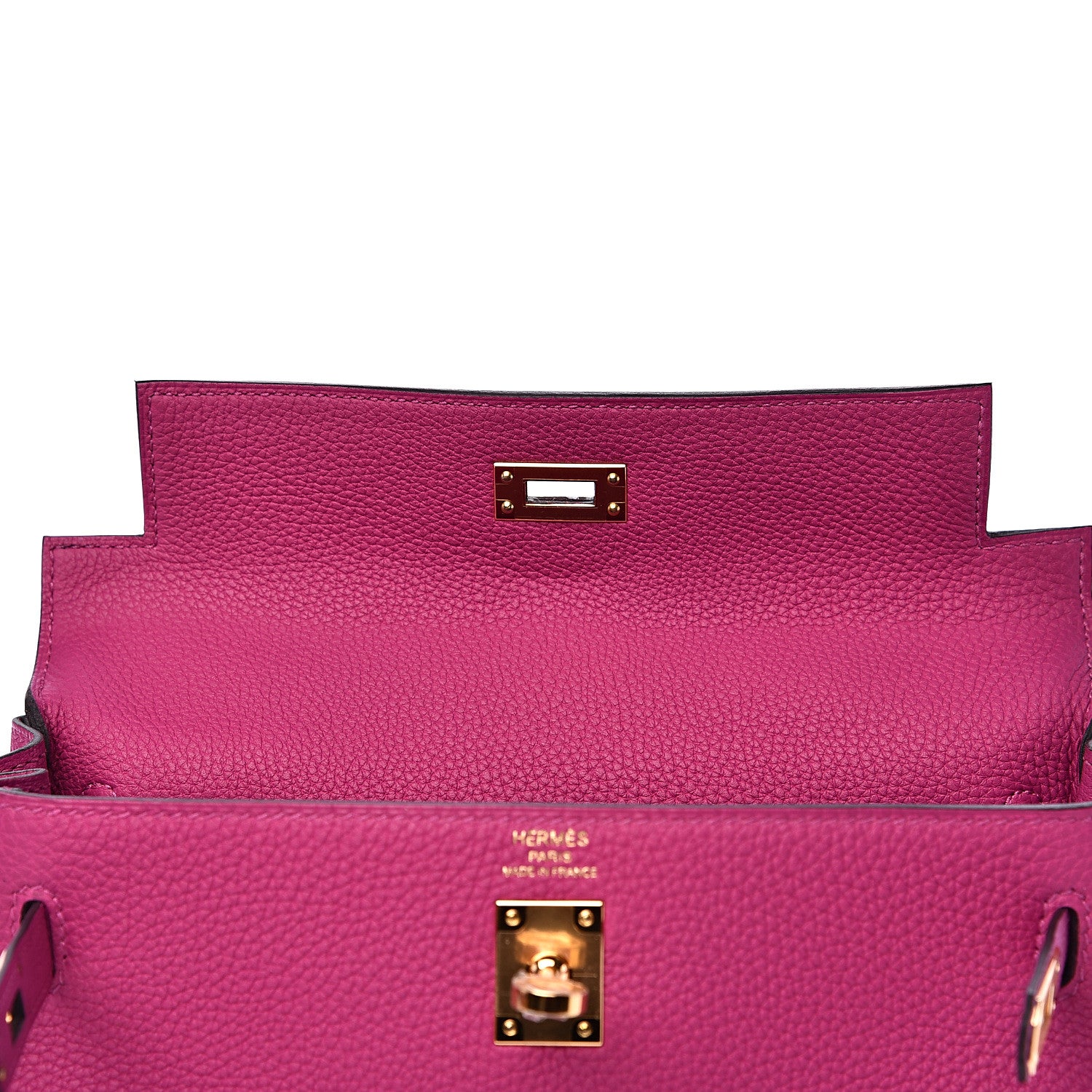 Hermes Togo Kelly Retourne 25 Rose Pourpre 16 of 30