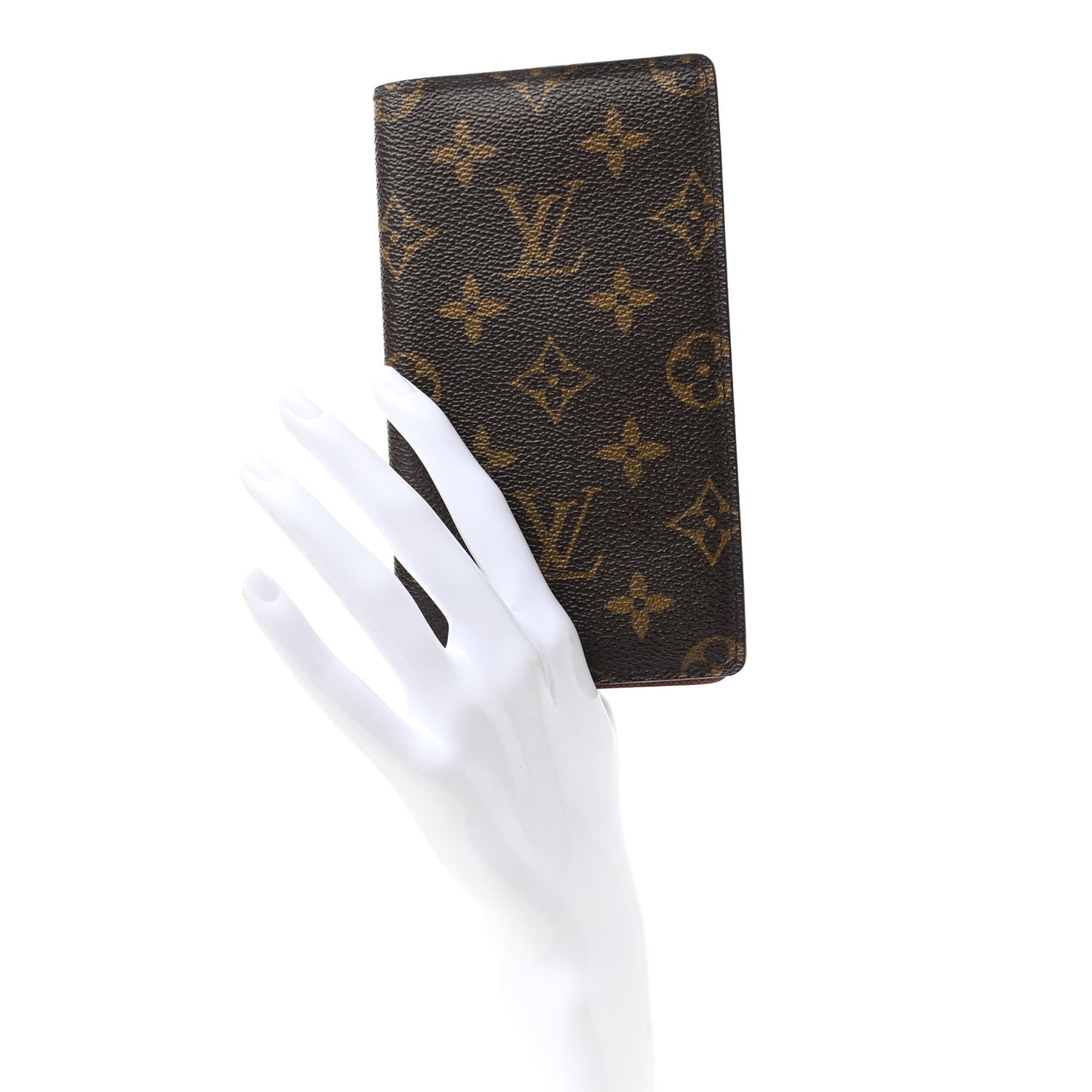 Monogram Checkbook Holder Case Wallet