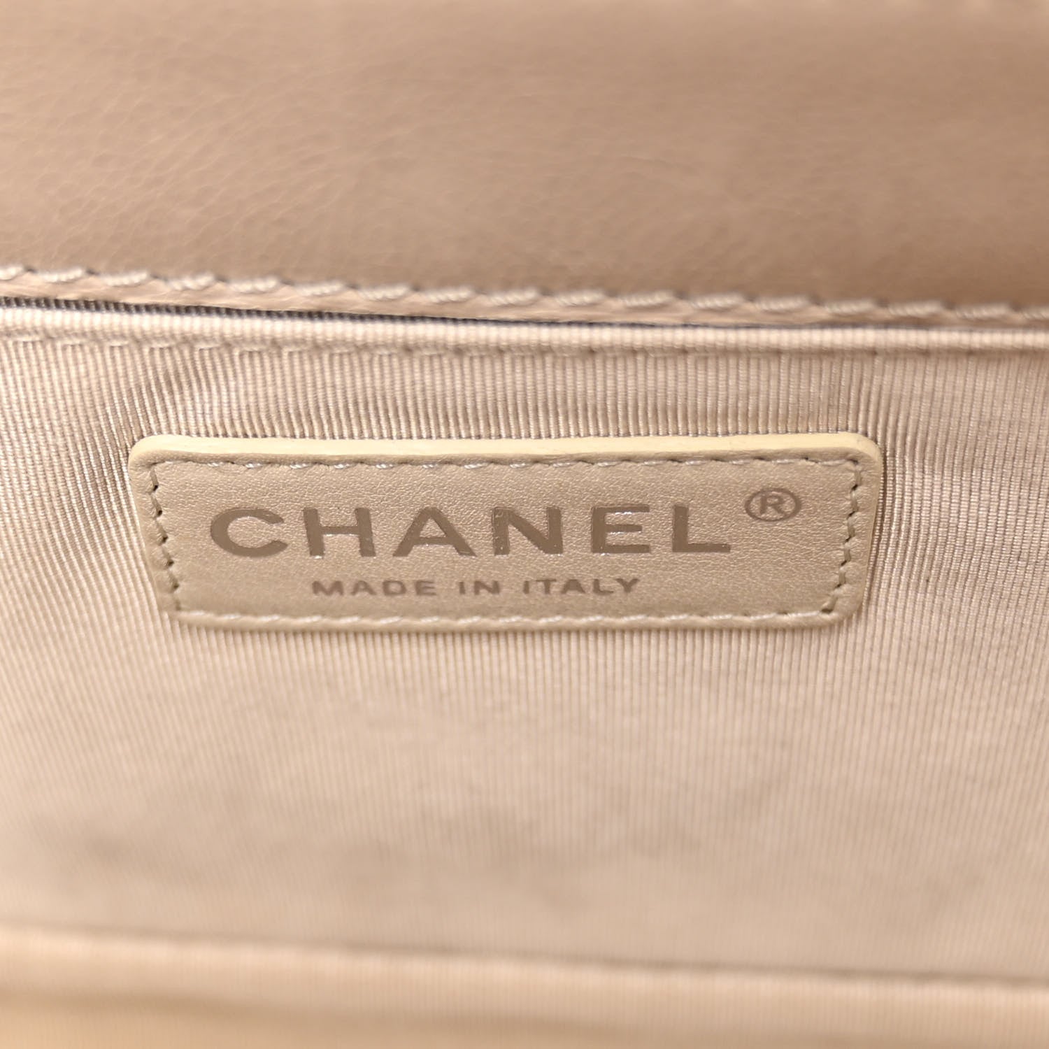 Chanel Calfskin Medium Boy Reverso Flap Beige 6 of 10