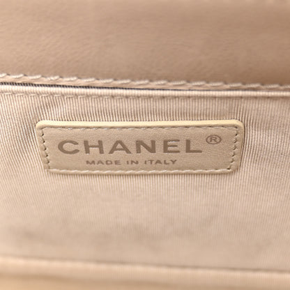 Chanel Calfskin Medium Boy Reverso Flap Beige 6 of 10