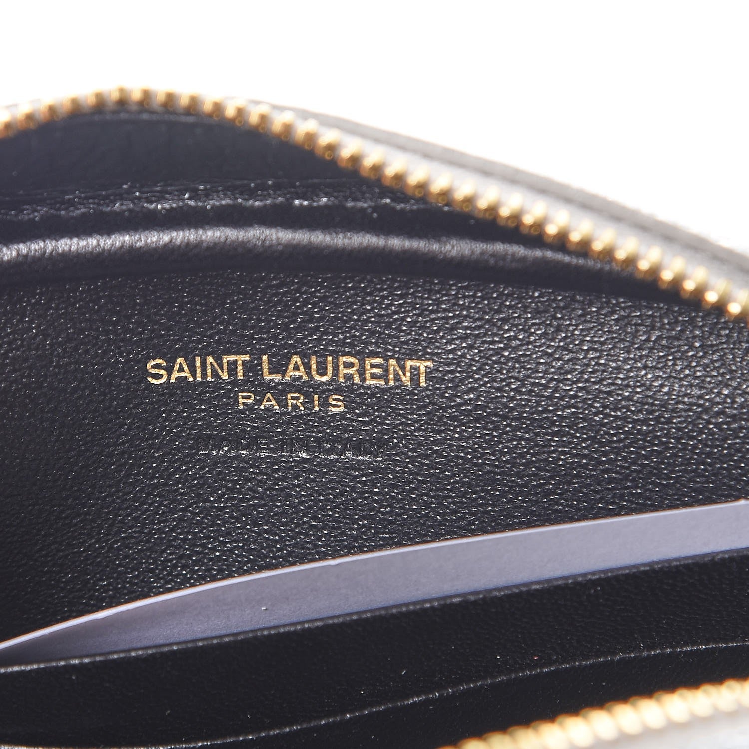 Saint Laurent Metallic Calfskin Monogram Blogger Bag Argento Nero 7 of 9