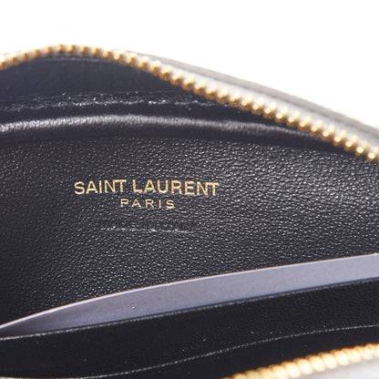 Saint Laurent Metallic Calfskin Monogram Blogger Bag Argento Nero 7 of 9