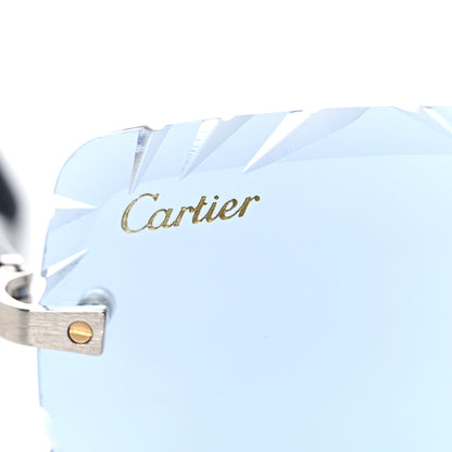Cartier Rimless Sunglasses Blue 7 of 10