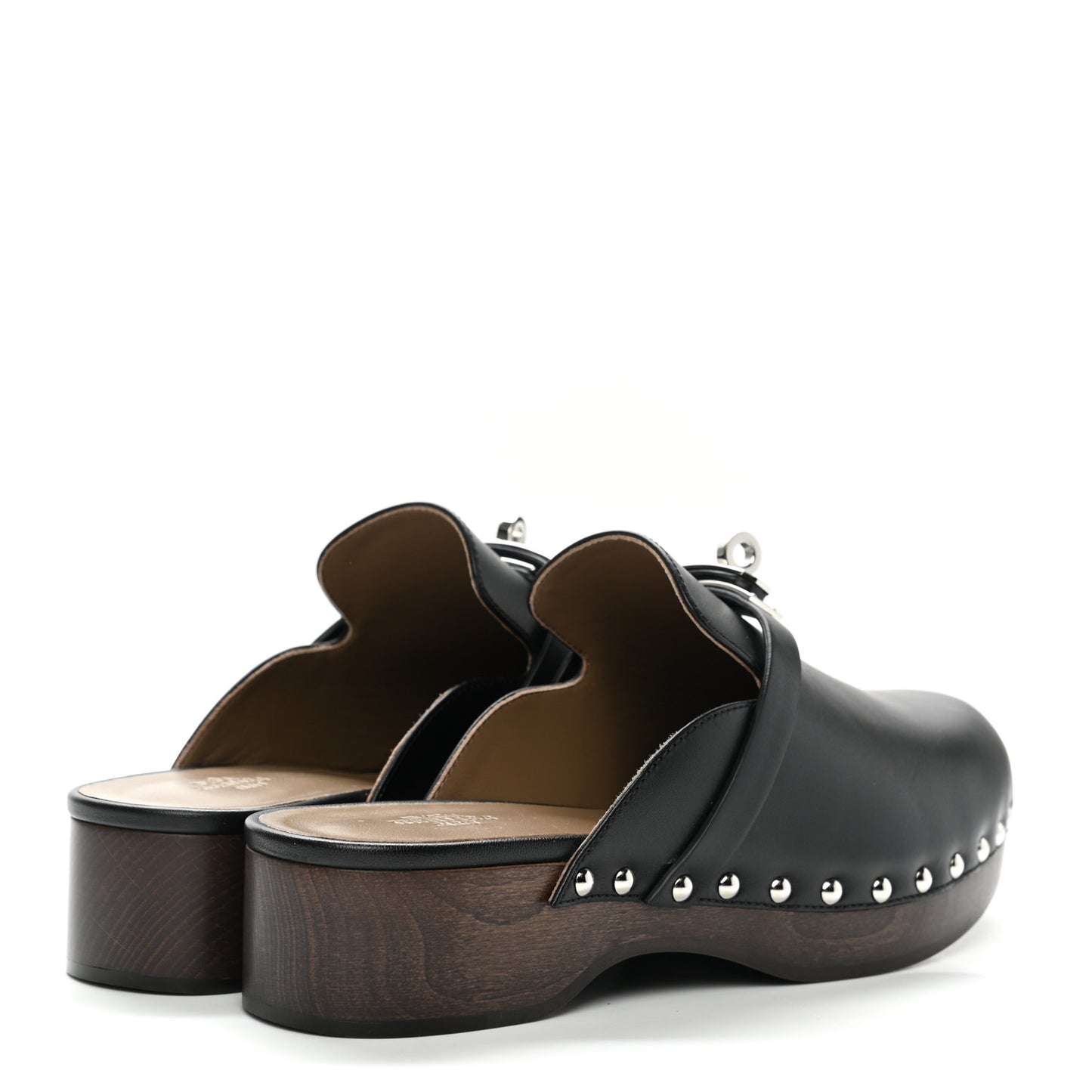 Calfskin Carlotta Mules 37 Black