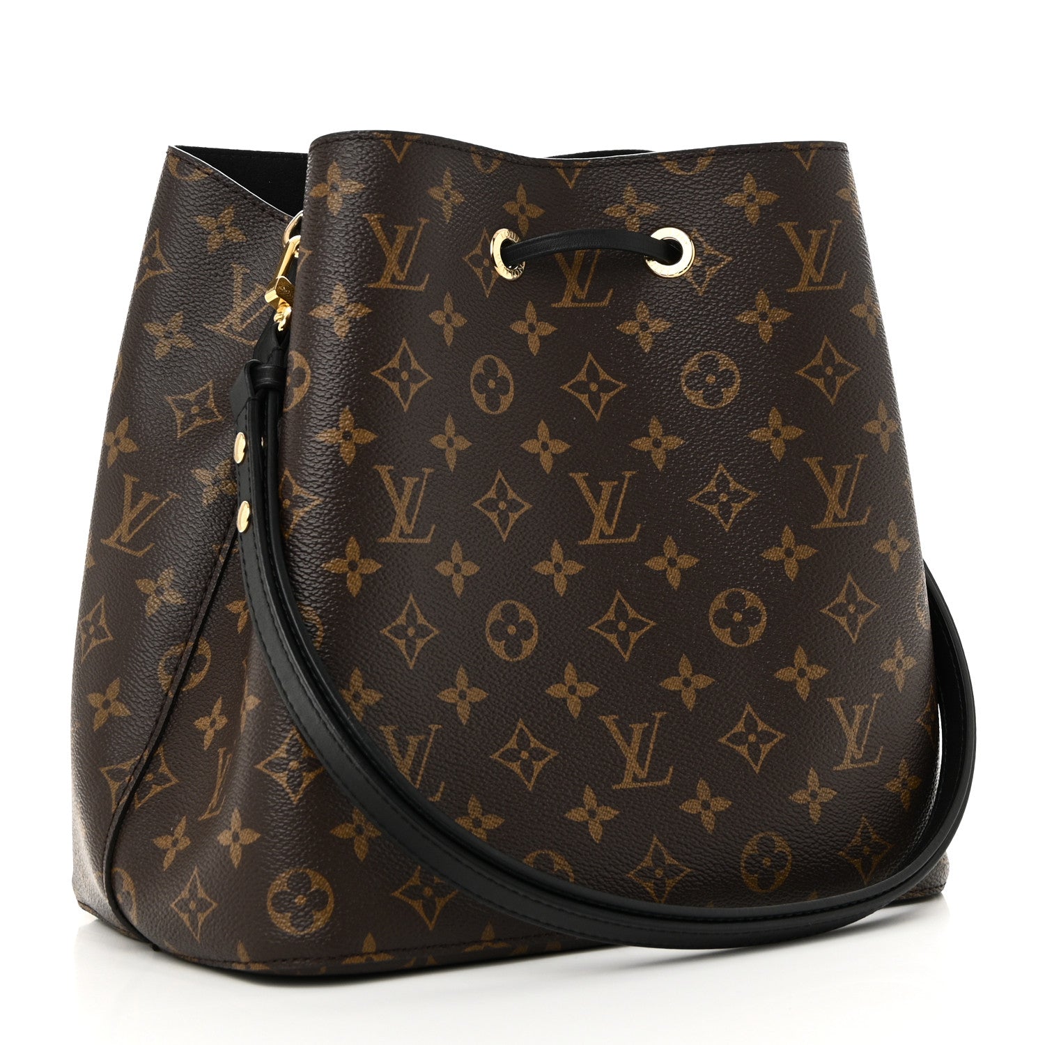 Louis Vuitton Monogram Neonoe MM Black 3 of 10