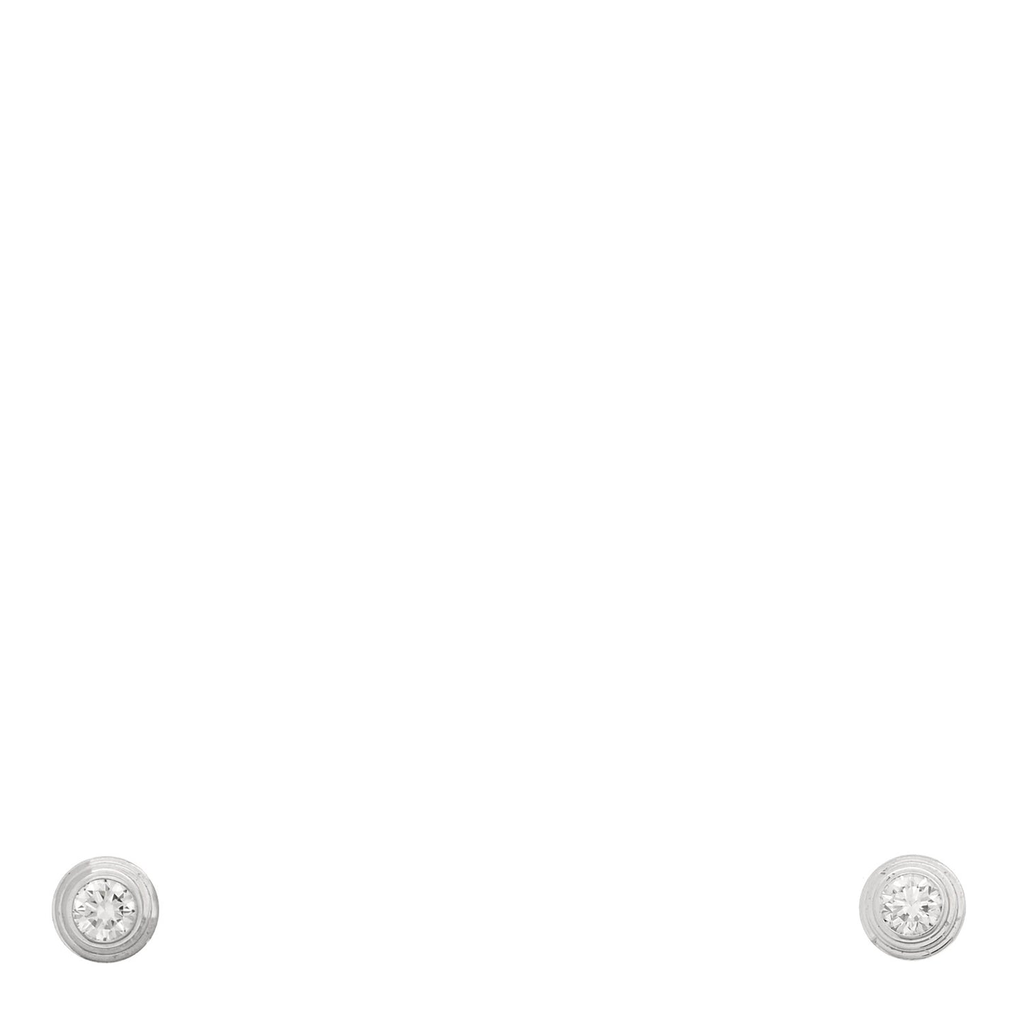 18K White Gold Diamond XS D'Amour Earrings