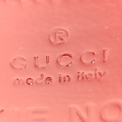 Gucci Crinkled Patent Mini Jackie Notte Bag Rosso Ancora Red 6 of 10