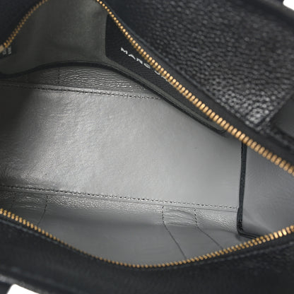 Marc Jacobs Grained Calfskin Small The Tote Bag Black 5 of 9