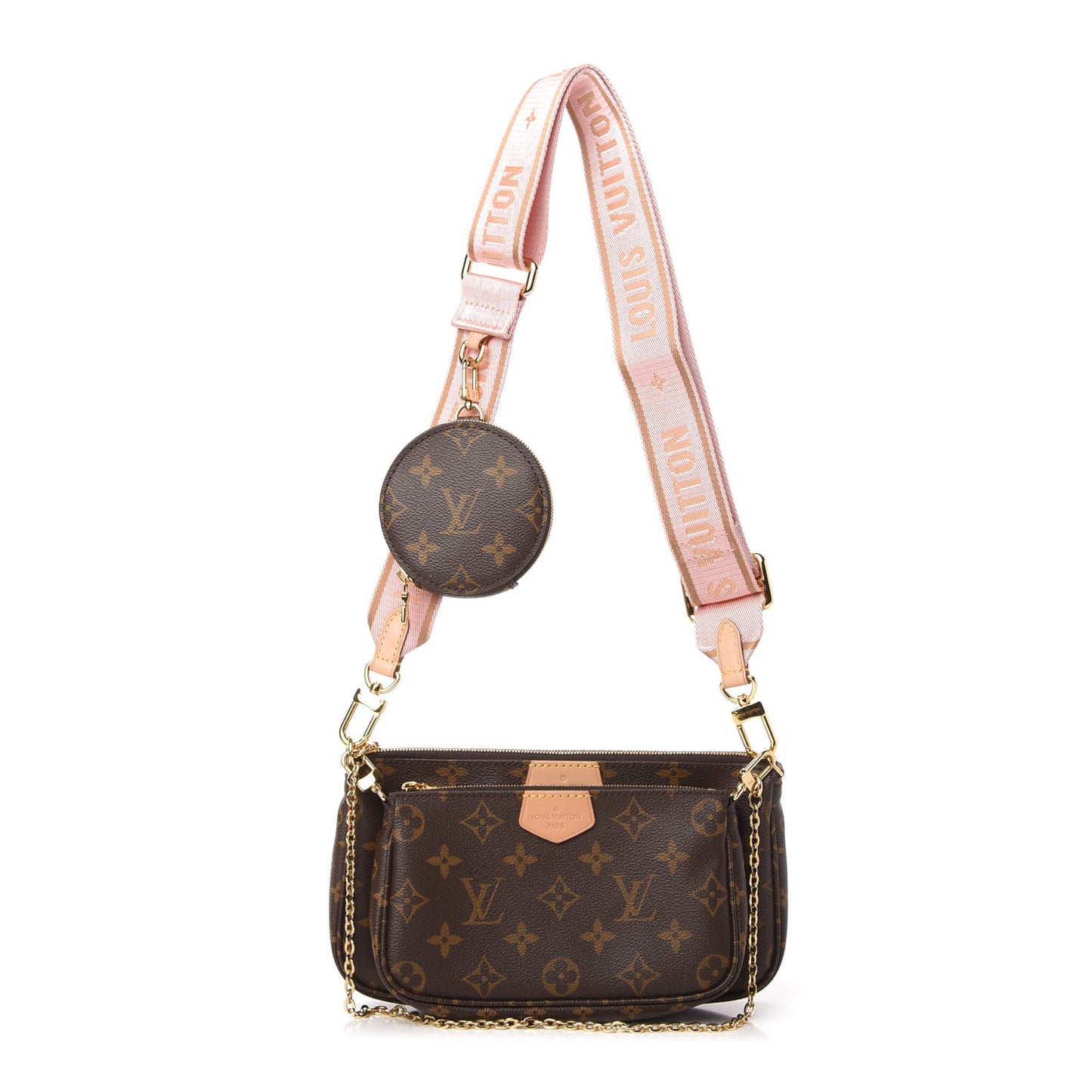 Monogram Multi Pochette Accessories Rose Clair