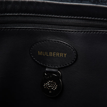 Mulberry Nappa Perforated Blossom Tote Black 8 of 10