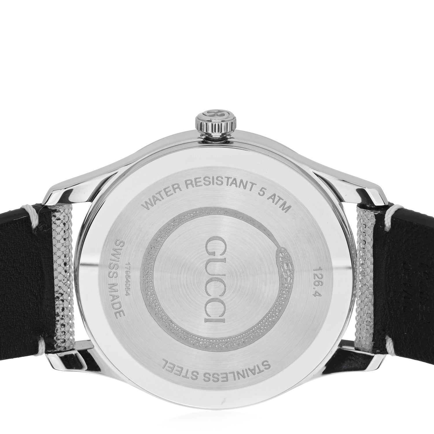Gucci Stainless Steel Calfskin 38mm G-Timeless GG Hologram Quartz Watch 4 of 5