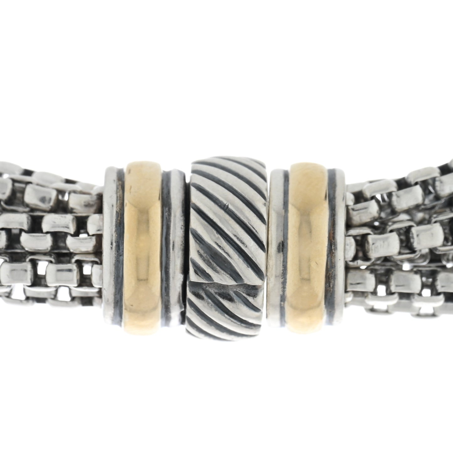 Sterling Silver 18K Yellow Gold Freshwater Cultured Pearl Blue Topaz Multi Strand Necklace