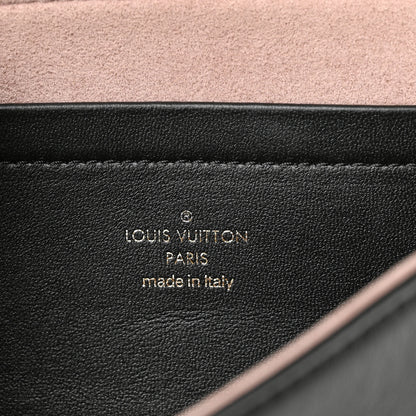 Louis Vuitton Lambskin Embossed Monogram Pochette Coussin Black 6 of 9
