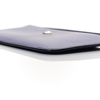 Versace Vitello Medusa Wrist Pouch Blue 8 of 10