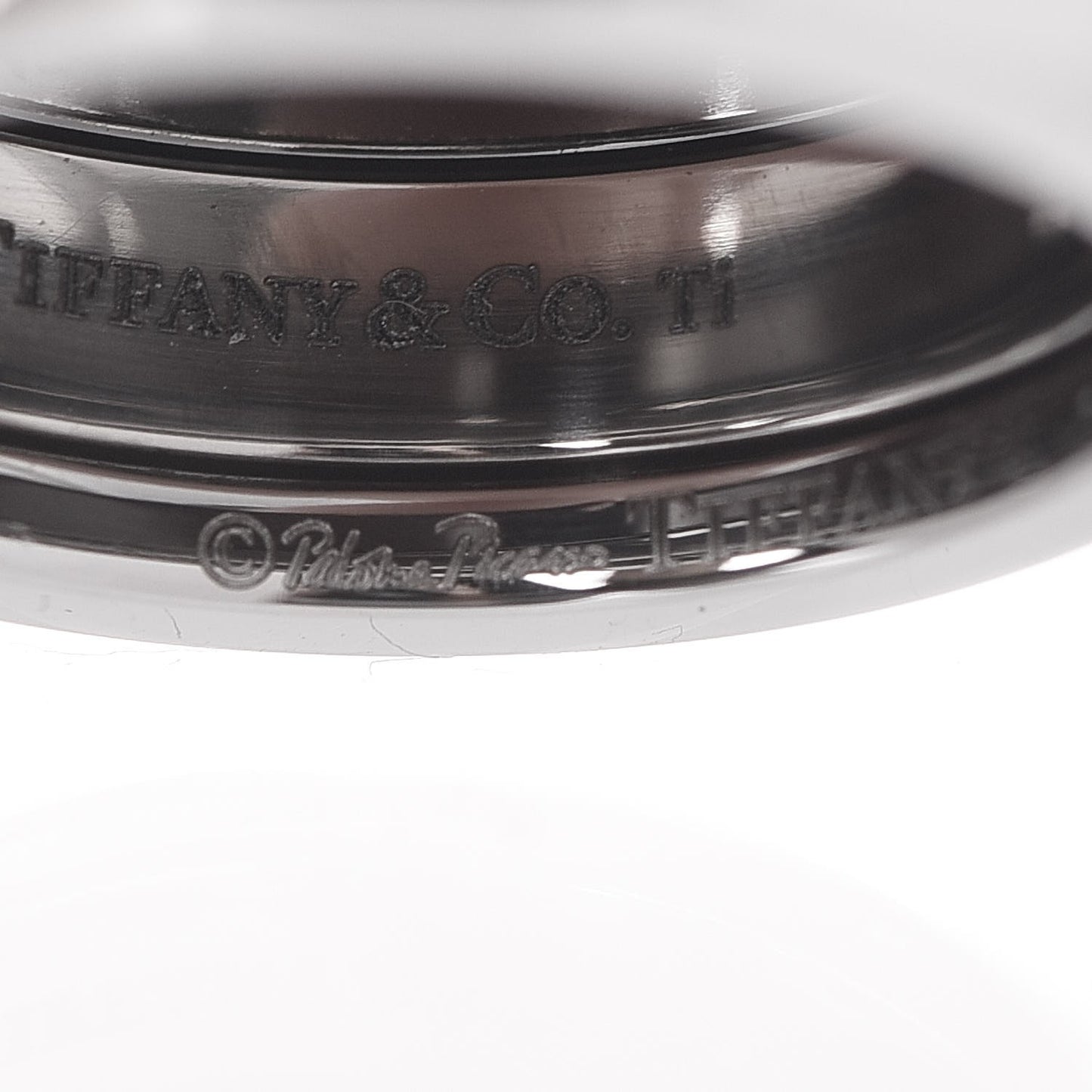 Stainless Steel Titanium Paloma Caliper Ring 60 9