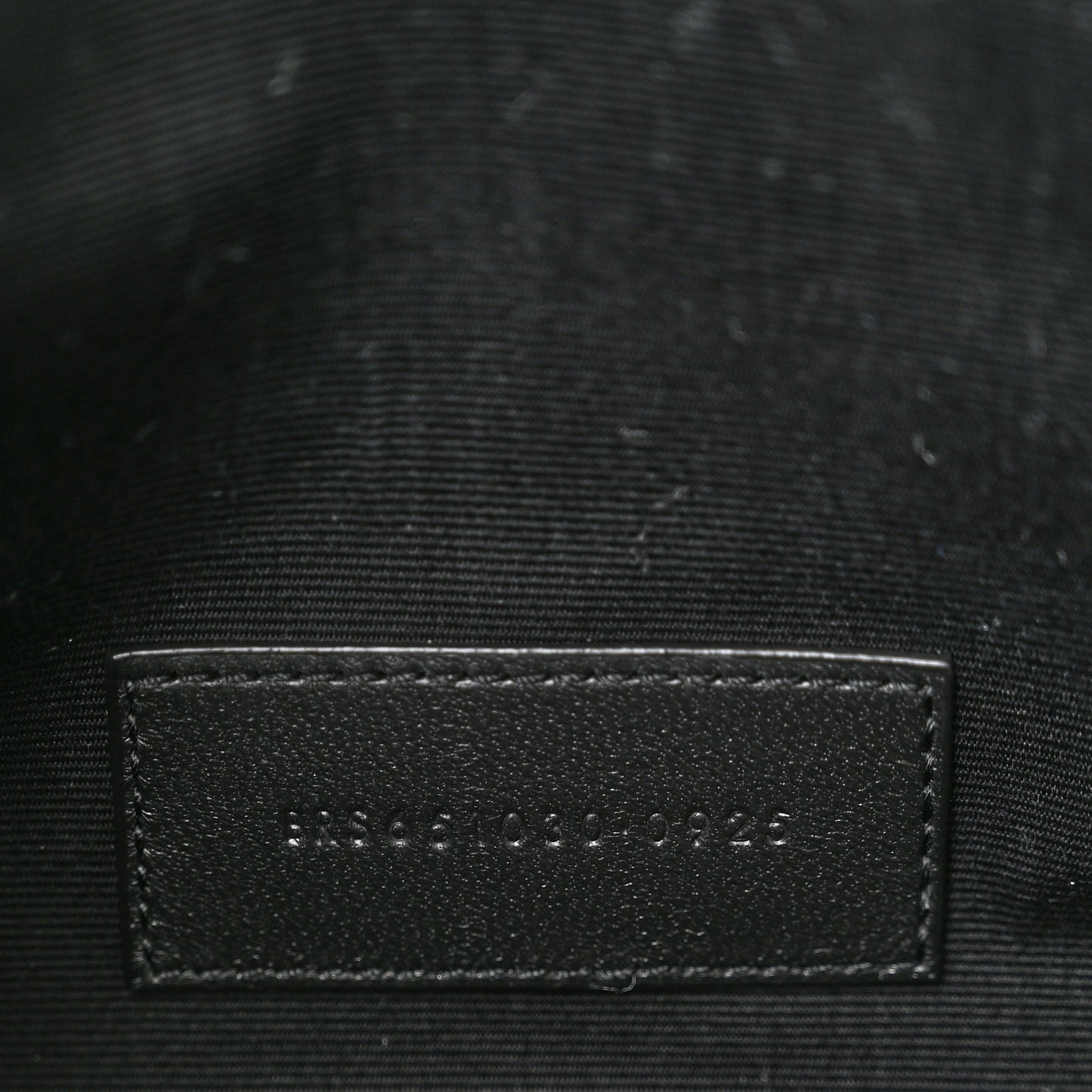 Grain De Poudre Textured Mixed Matelasse Triquilt Monogram Clutch Black