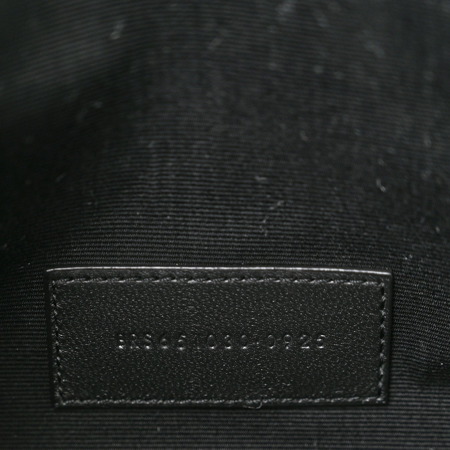 Saint Laurent Grain De Poudre Textured Mixed Matelasse Triquilt Monogram Clutch Black 7 of 8