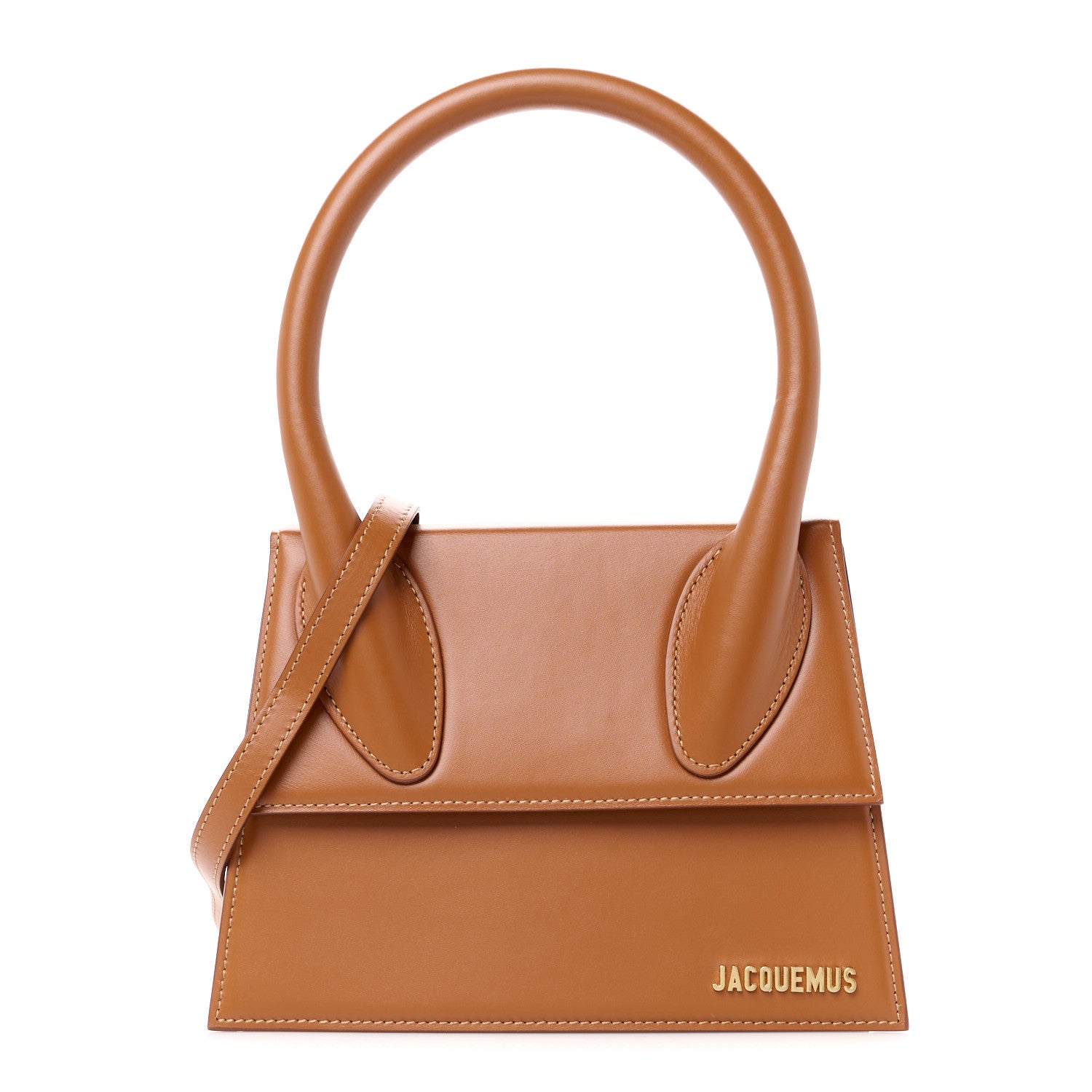 Jacquemus Smooth Calfskin Le Grand Chiquito Light Brown 1 of 12