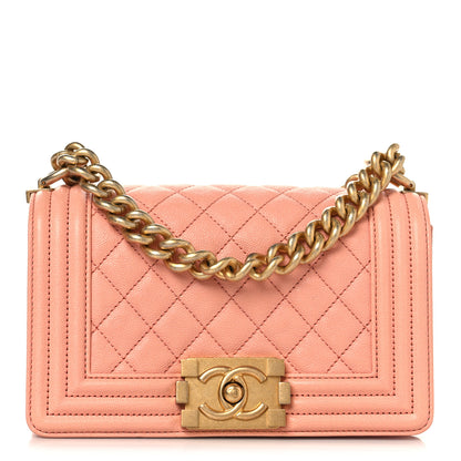 Chanel Caviar Quilted Small Boy Flap Light Pink 1 of 10