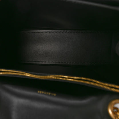 Balenciaga Crushed Calfskin Quilted Medium Crush Chain Bag Black 5 of 10