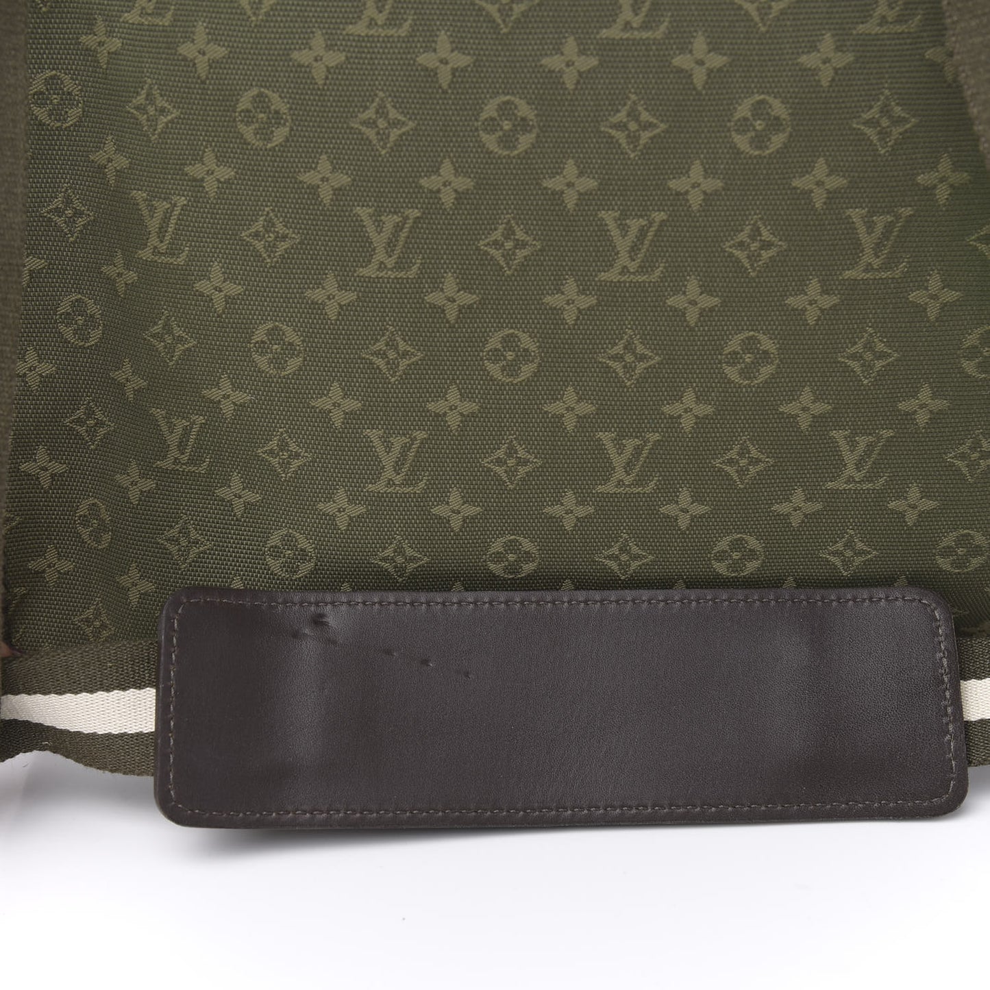 Mini Monogram Besace Mary Kate Kaki