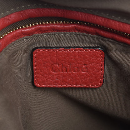 Chloe Calfskin Medium Marcie Satchel Red 7 of 8