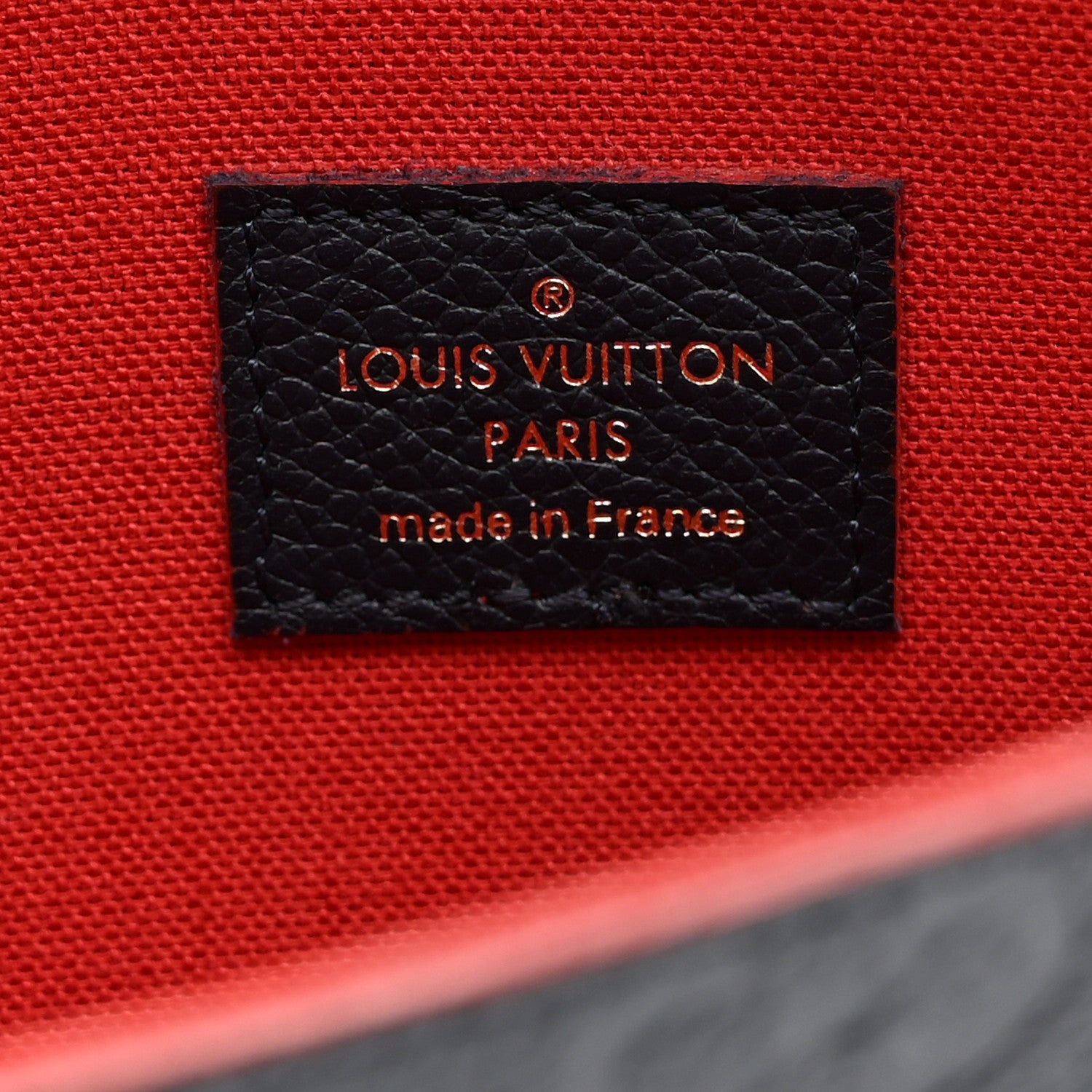 Louis Vuitton Empreinte Pochette Felicie Chain Wallet Marine Rouge 7 of 11