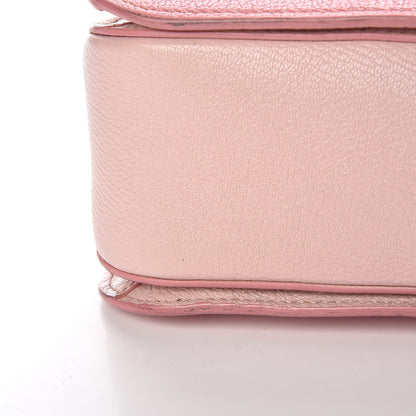 Miu Miu Goatskin Madras Shopping Tote Rosa Gemma 18 of 18