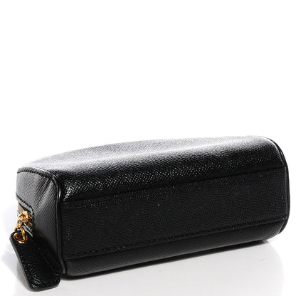 Chanel Grained Calfskin Vanity Cosmetic Case Black 4 of 8
