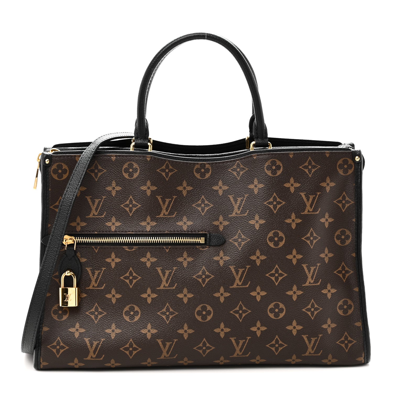 Louis Vuitton Monogram Popincourt MM Black 1 of 9