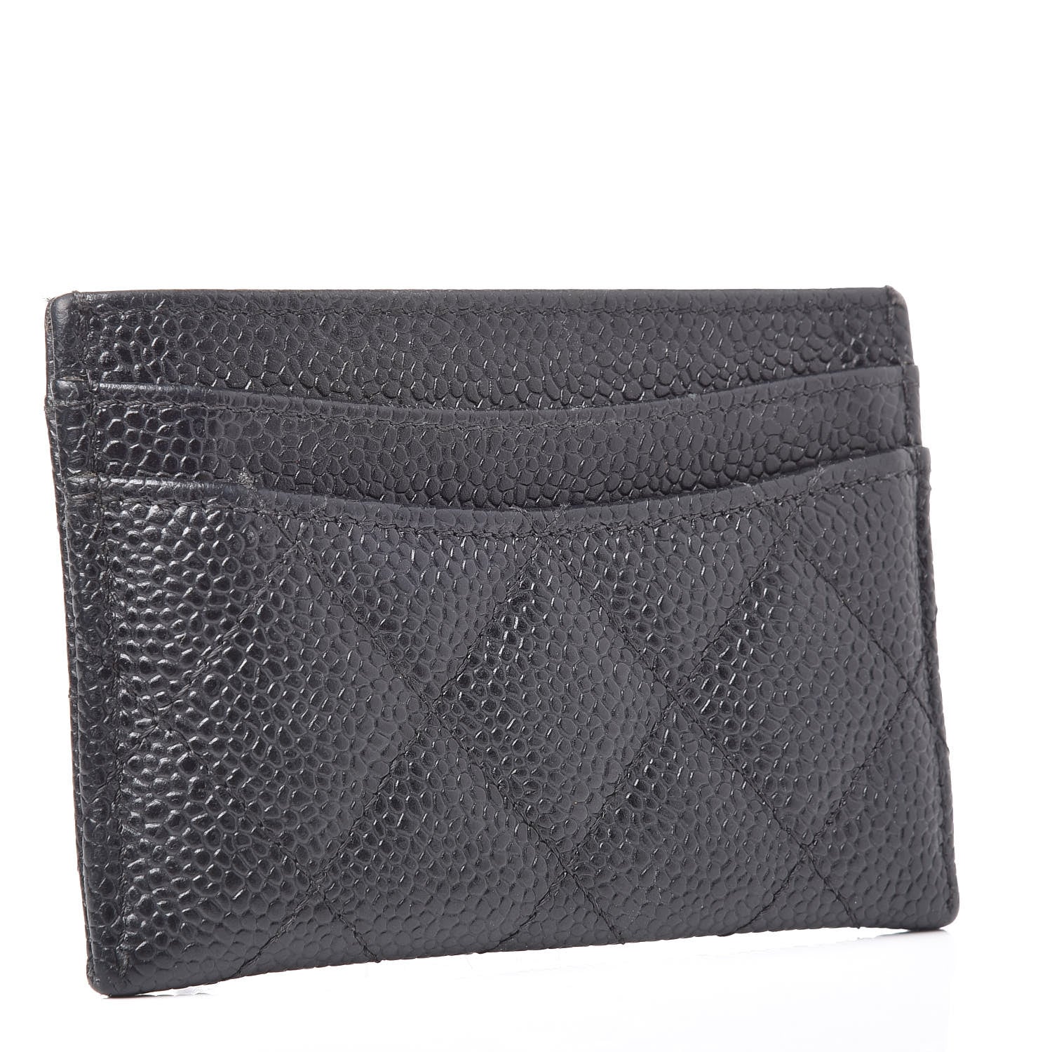Chanel Caviar Quilted Card Holder Black 3 of 11