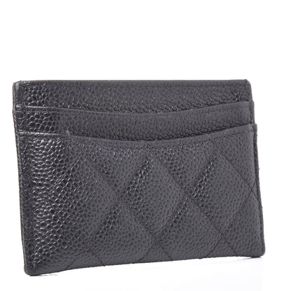 Chanel Caviar Quilted Card Holder Black 3 of 11
