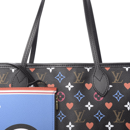 Louis Vuitton Game On Neverfull MM Black 9 of 11