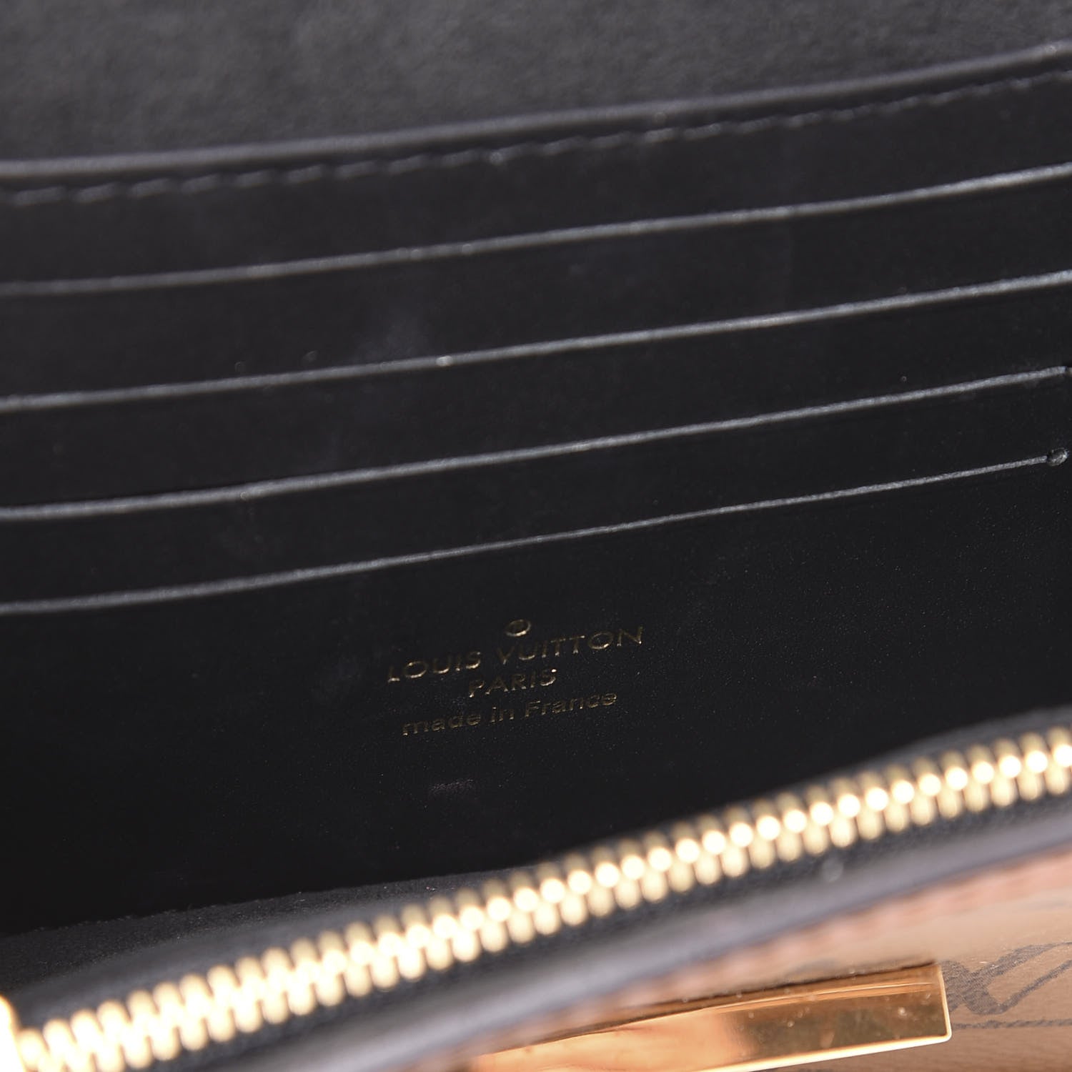 Louis Vuitton Reverse Monogram Dauphine Chain Wallet 7 of 9
