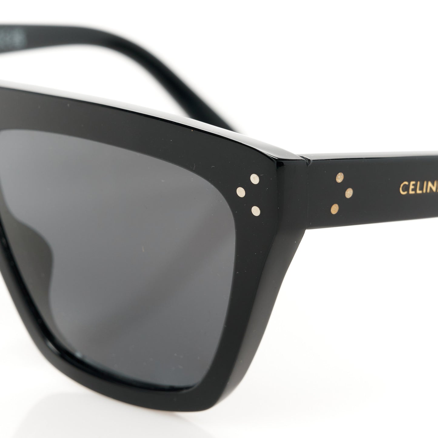 Acetate Square Sunglasses CL40256I Black